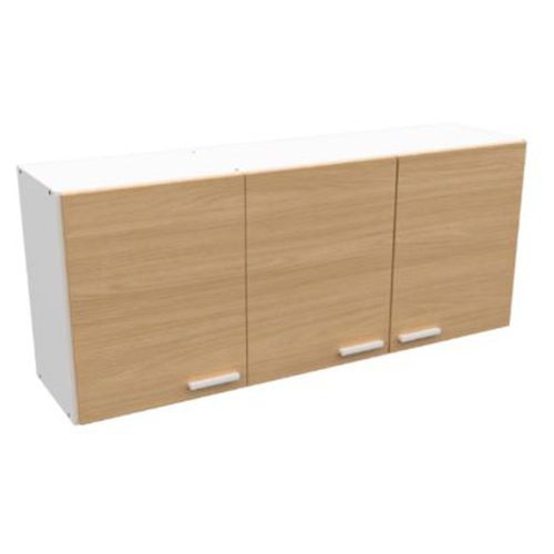 Alacena de cocina de 1.20mts Linea Express Melamina Blanco y Malta Mosconi