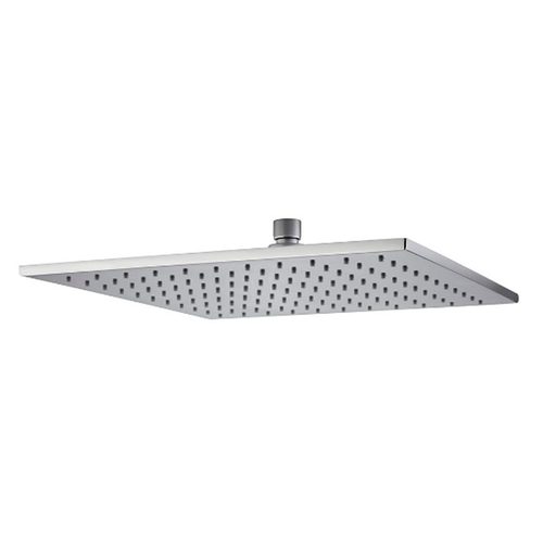 Flor de ducha articulada metálica cuadrada 30 cm. FV