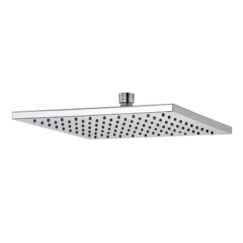 Flor de ducha articulada plástica cuadrada 25 cm. FV