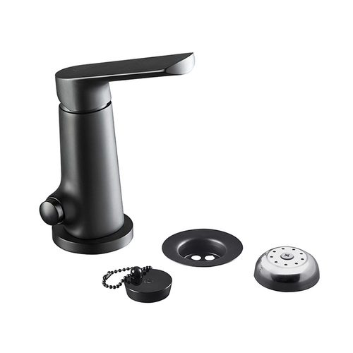 Griferia bidet con transferencia monocomando FV Aromo NEGRA