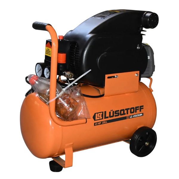 Compresor de Aire Lusqtoff LC-2025BK Mando Directo 25L 115psi