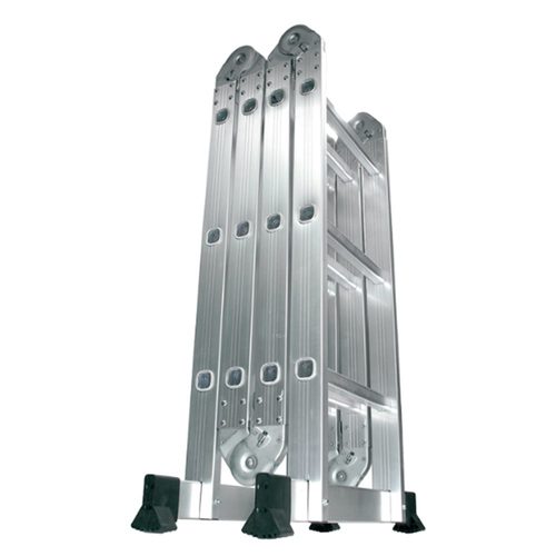 Escalera de aluminio plegable 4 módulos Lusqtoff LE400