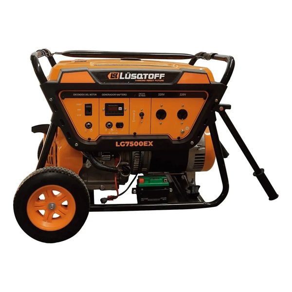 Grupo Electrogeno Lusqtoff LG7500EX Naftero 7.5Kva 6500W Monofásico