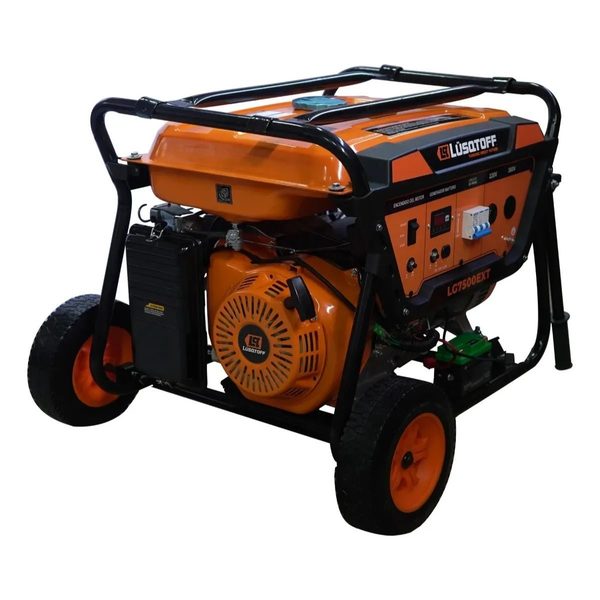 Grupo Electrógeno Lusqtoff LG7500EXT Naftero 7,5Kva Trifásico 380v 6500w 15hp
