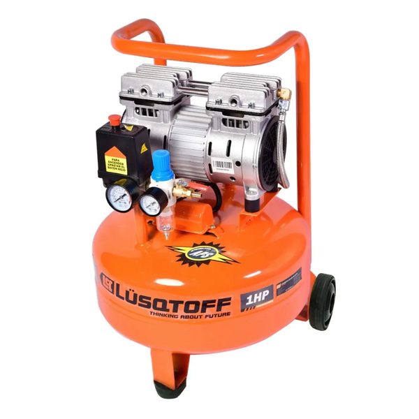 Compresor de Aire Lusqtoff LC-0122 Sin Aceite 24 Litros 1HP
