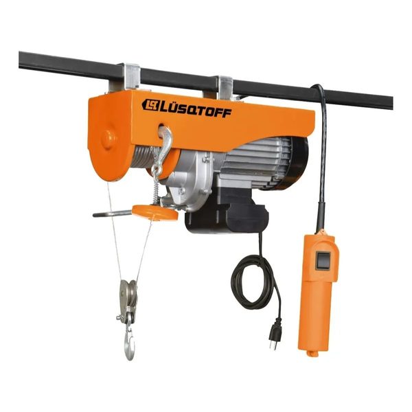Aparejo Eléctrico Reforzado Lusqtoff N2 500 Kg 12 Mt Grúa