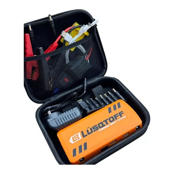 Cargador Arrancador Portátil Lusqtoff PI-300 Auto Usb Celular Luz