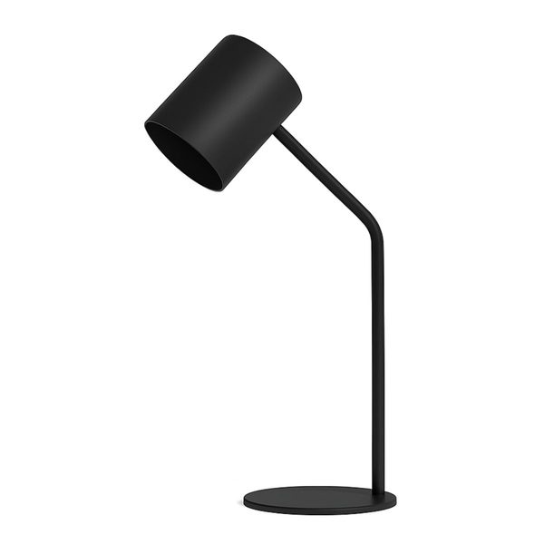 Lampara Velador Base Redonda Faroluz Negro 5211-ang
