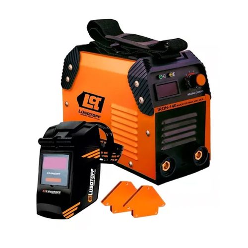 Kit Soldadora Inverter Lusqtoff Iron 140+mascara St-1x+2 Esc