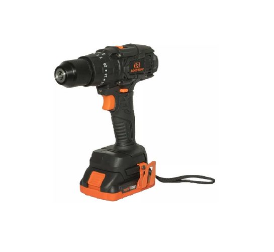Taladro Atornillador Inalámbrico con Percutor Brushless Lüsqtoff TIL80-9BK 13mm 18V con 2 Baterías y Cargador Black Series