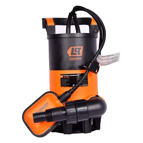 Bomba Sumergible LLP-250 250w 1/3 Hp Pileta 6 Mts Agua Sucia Limpia