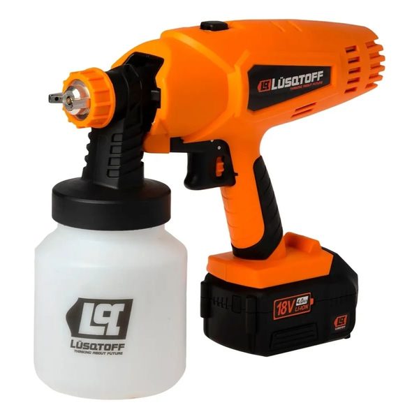 Pistola De Pintar Inalámbrica 900cc 1.8mm Lusqtoff LL-32 18v