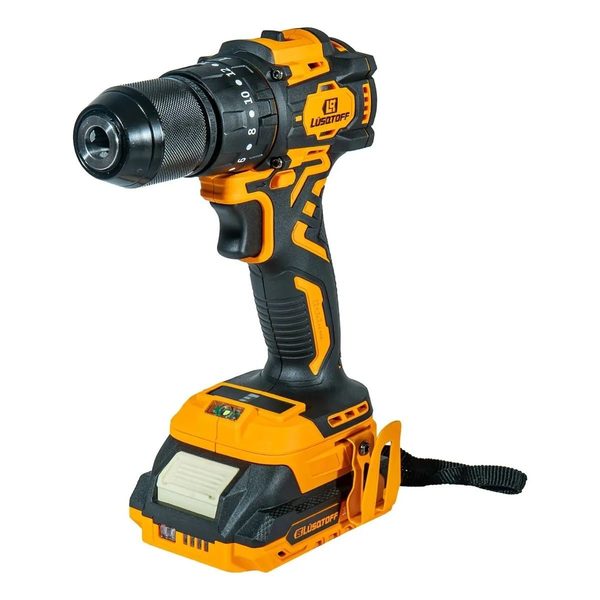 Taladro Percutor Brushless 13mm 18v Mandril Metálico Lusqtoff TIL45-8BK