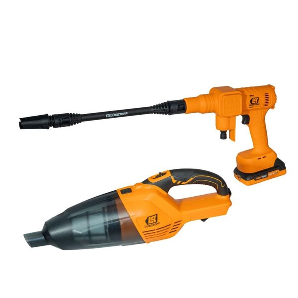 Kit Hidrolavadora Aspiradora Lusqtoff KHAL-8BK Brushless
