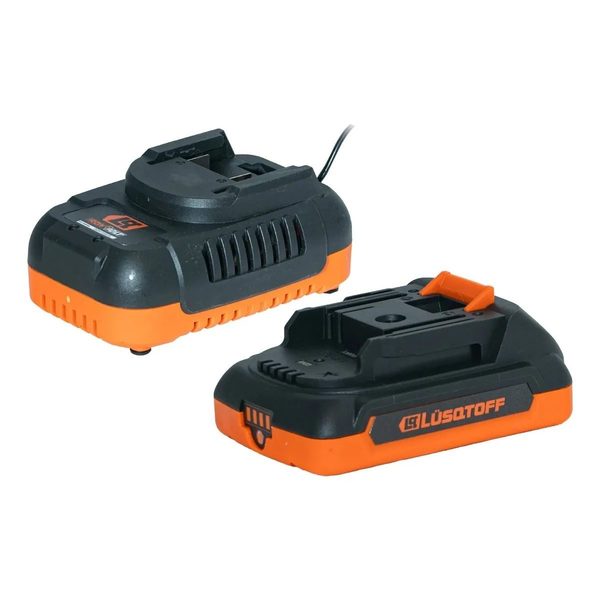 Kit Cargador Bateria 2,0Amp Lusqtoff LBC1820-8