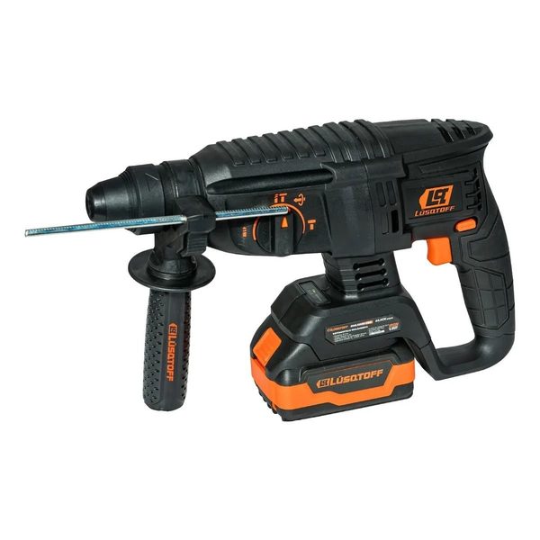Rotomartillo a Batería Inalámbrico Lusqtoff RML4450-9BK Brushless 2 Baterías 4 Ah Cargador - Black Series