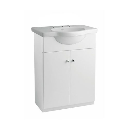Vanitory de apoyo 64 cm. + Bacha 3 agujeros Ferrum Venecia