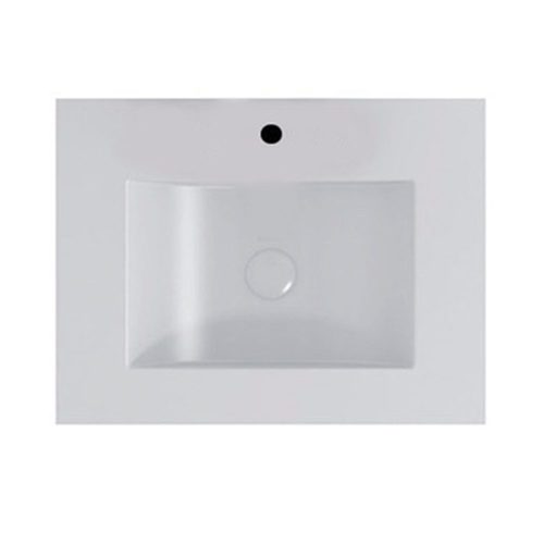 Bacha Baño Rectangular Ferrum Cadria Lx71f-b Apoyo 75cm 1ag