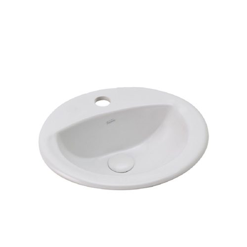 Bacha baño lavatorio 1 agujero Ferrum Oval L239S