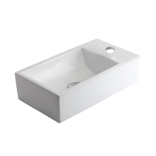 Bacha baño lavatorio 1 agujero Ferrum LK302