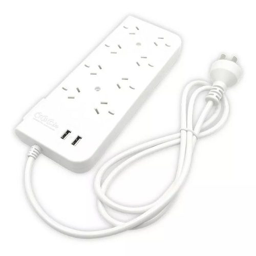Zapatilla enchufe múltiple 8 tomas + 2 usb + cable de 1,5 m Tbcin EV-P8U2