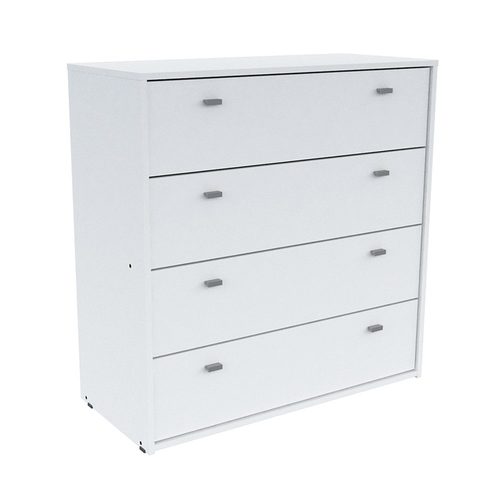Cómoda melamina con cajones Mosconi Nature BLANCO