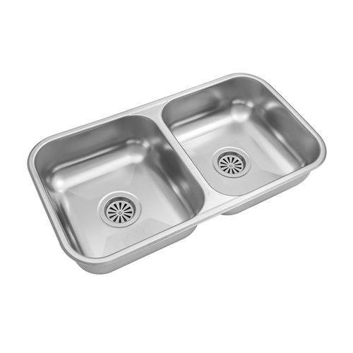 Bacha cocina pileta doble Johnson Acero RR 37