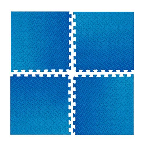 Piso de goma eva antigolpes encastrable Rooby AZUL