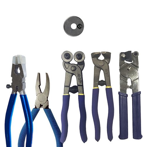 Kit 5 pinza tenaza mosaiquismo corte + repuesto QEP
