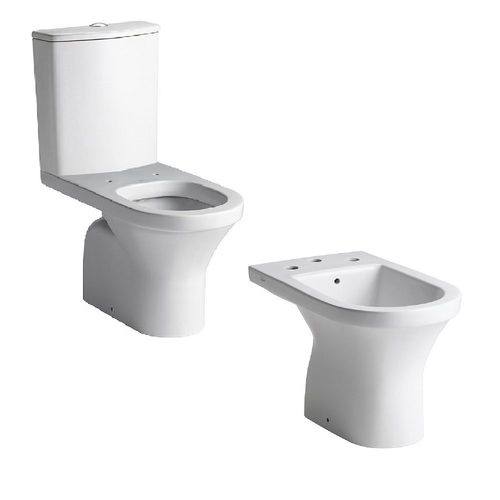 Inodoro largo + depósito + bidet 3 agujeros Ferrum Varese