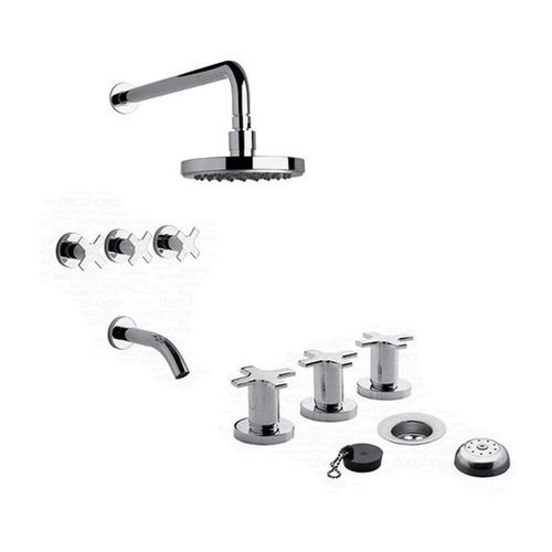 Griferia bidet + con transferencia ducha FV Alerce