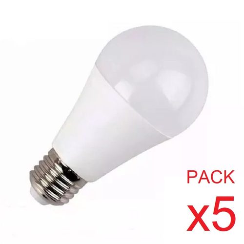 LAMPARA BULBO LED A60 ECO 14W E27 LUZ CALIDA TBCin Pack x5