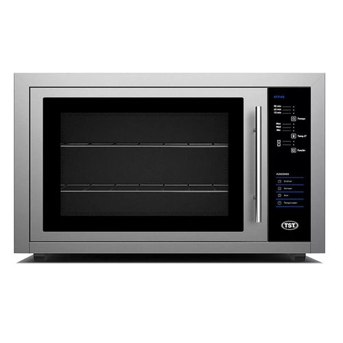 Horno Tst Electrico De Apoyar Attivo 45l Con Convector Inox Color Plateado