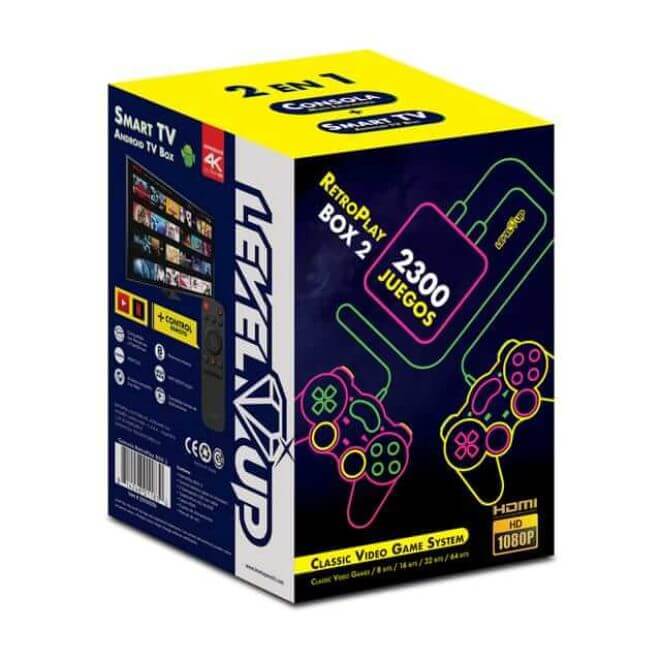 VIDEOJUEGO LEVEL UP RETRO PLAY LT 2300 JUEGOS