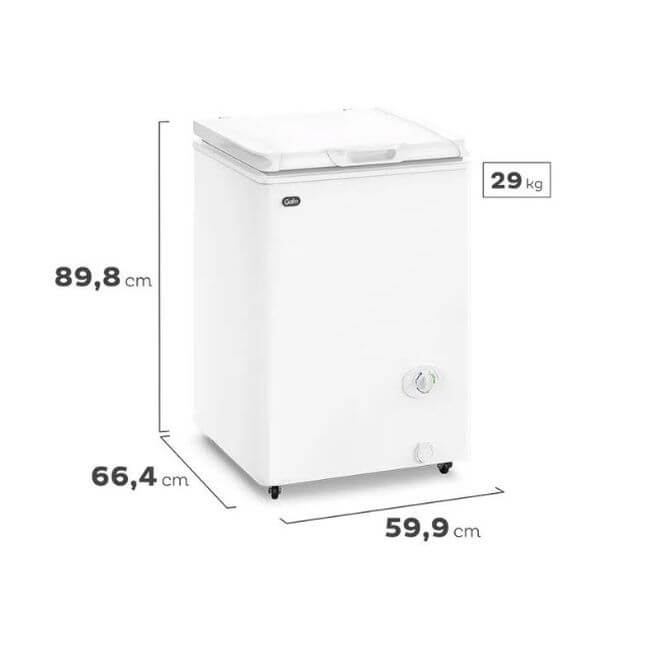 FREEZER GAFA INVERTER - FGHI100B EFICIENCIA A BLANCO