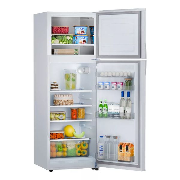 HELADERA DREAN HDR370F50B BLANCA 364LT ESTANTES DE VIDRIO A+