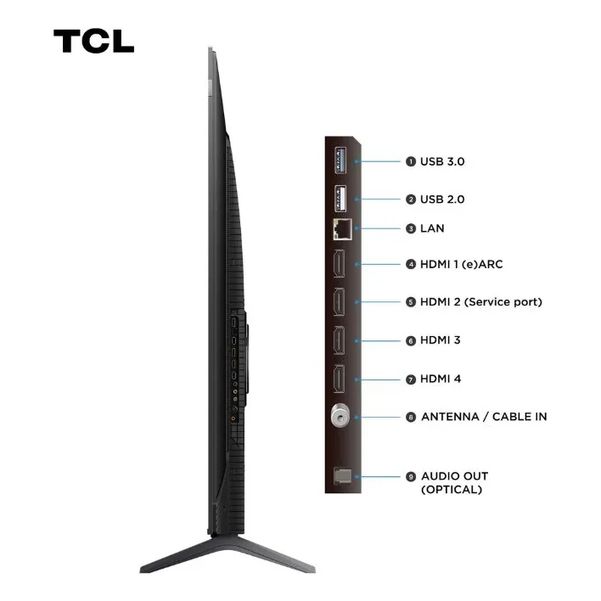 SMART TV TCL 75 75P8K-F SMART 4K QLED GOOGLE TV
