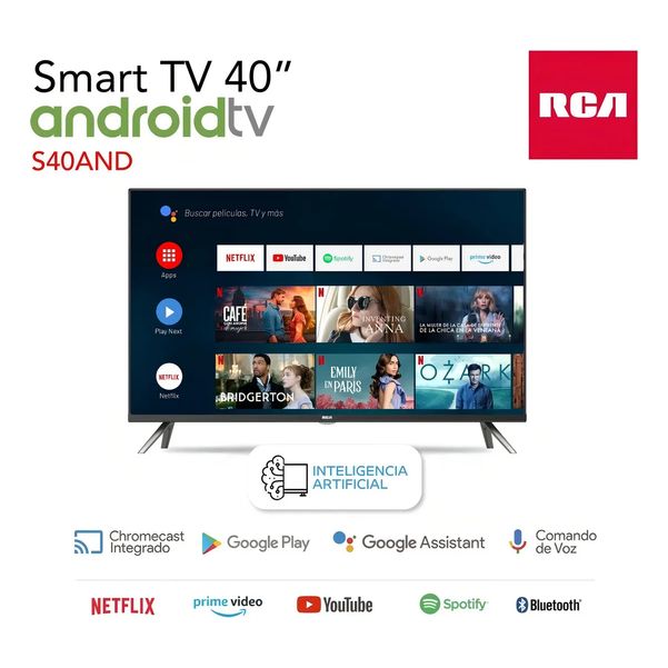 SMART TV RCA 40 LED C40AND-F SMART ANDROID