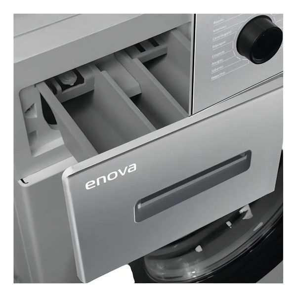 LAVARROPAS ENOVA LE08F10-GR-L 8KG 1400RPM INVERTER GRIS