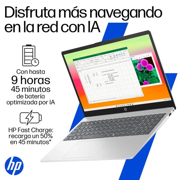 NOTEBOOK HP 15-FD0331LA I3 100UL 8/512GB 15P W11H